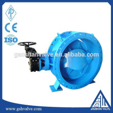rubber lined flange triple eccentric butterfly valve
